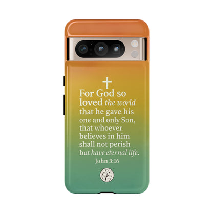 John 3:16 Tough Phone Case