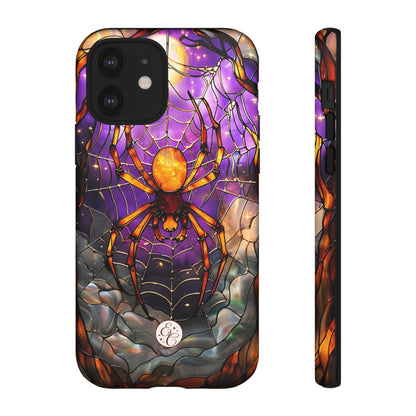 Stained Glass Spider Tough Phone Case