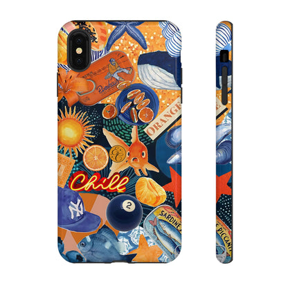 Nautical and Citrus Tough Phone Case