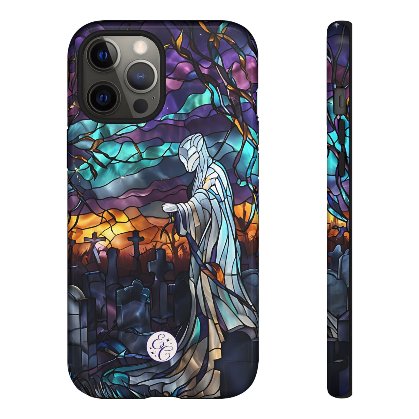 Stained Glass Ghost Tough Phone Case