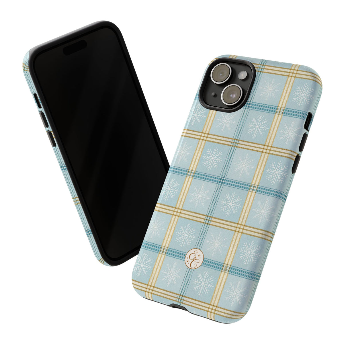 Blue Winter Plaid Phone Case