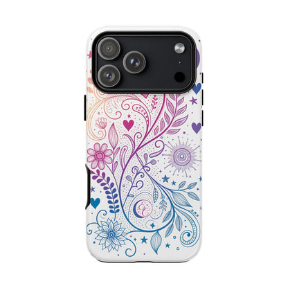 Subtel Bisexual Boho Doodle Tough Phone Case