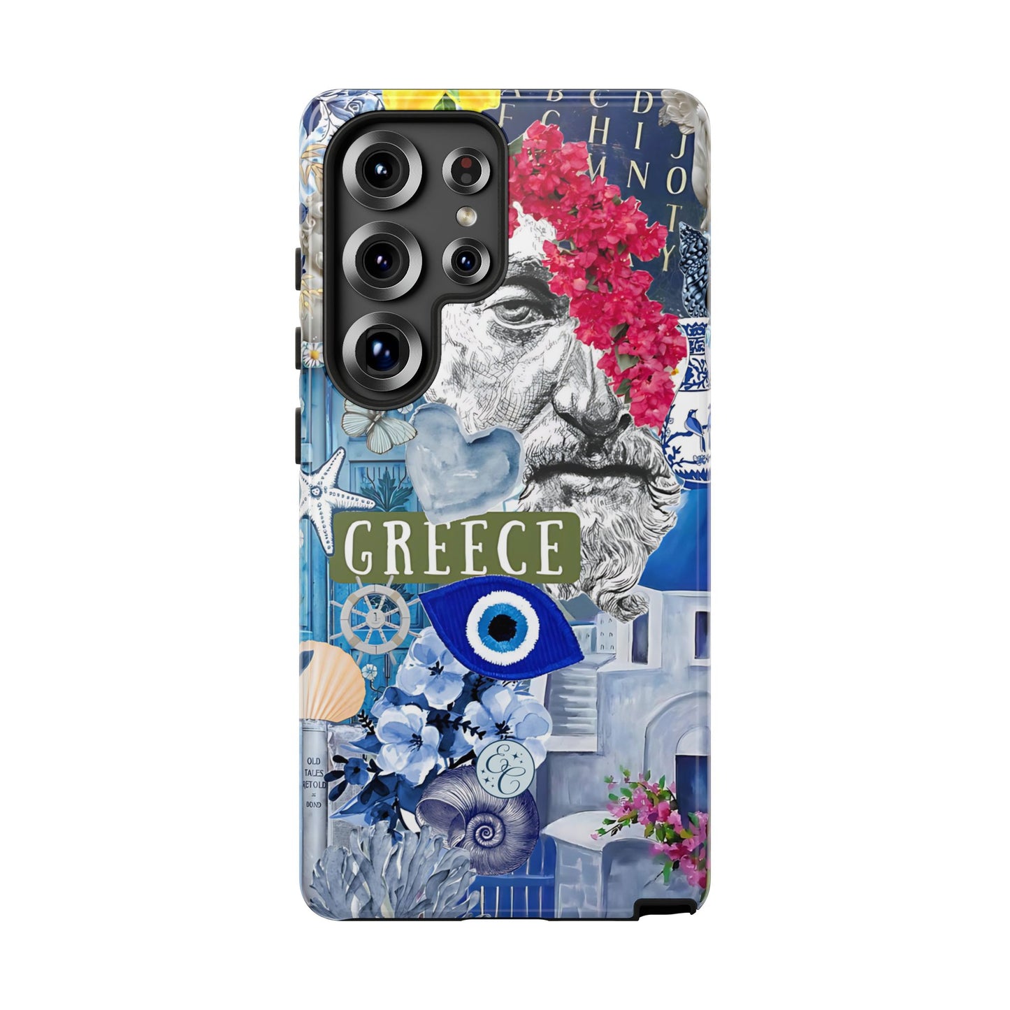 Greek Summer Collage Tough Phone Case