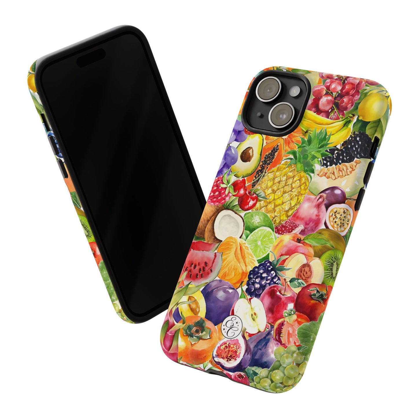 Colorful Fruits Collage Tough Phone Case