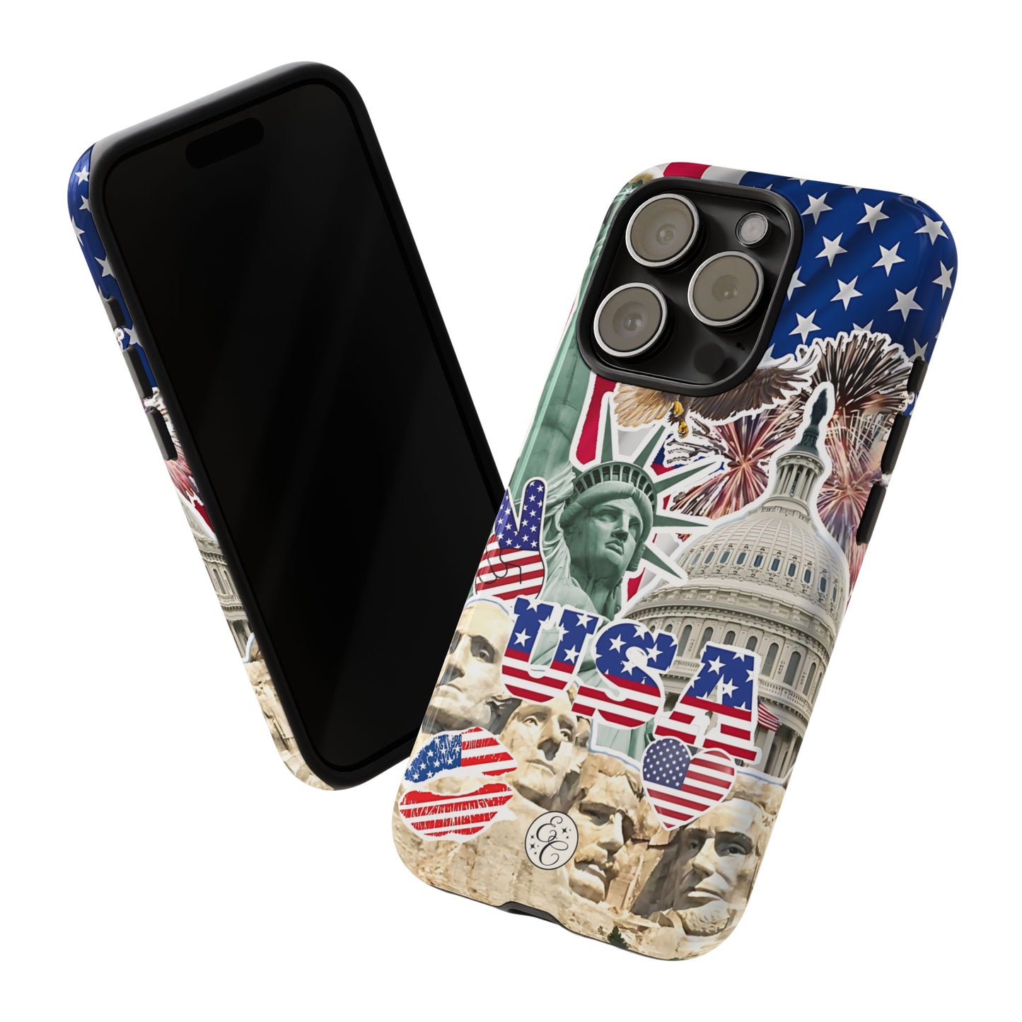 Patriotic USA Collage Tough Phone Case