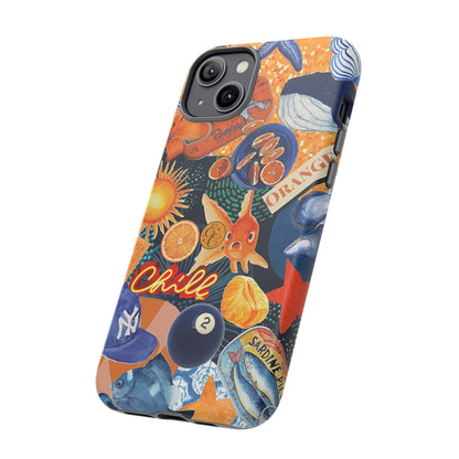 Nautical and Citrus Tough Phone Case