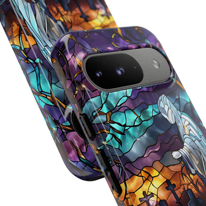 Stained Glass Ghost Tough Phone Case