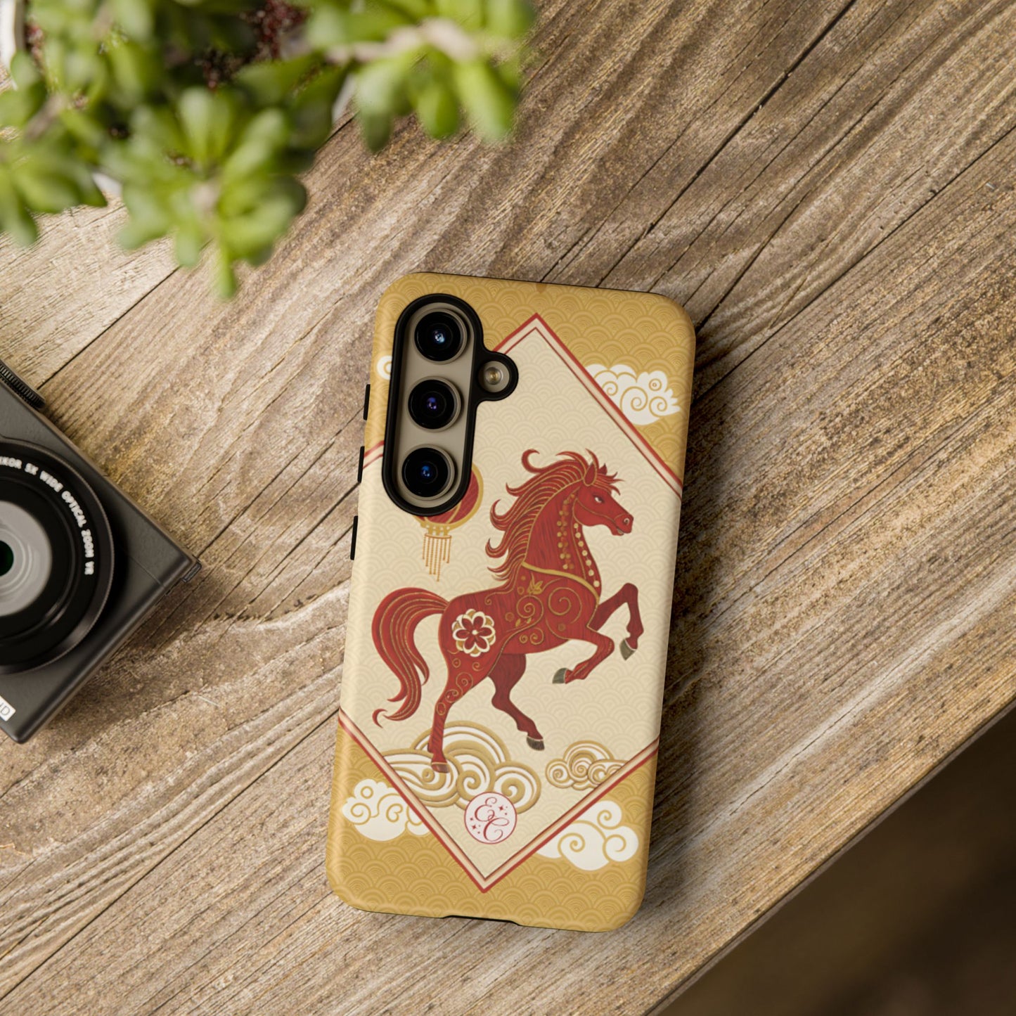 Chinese New Year Lucky Horse Tough Phone Case