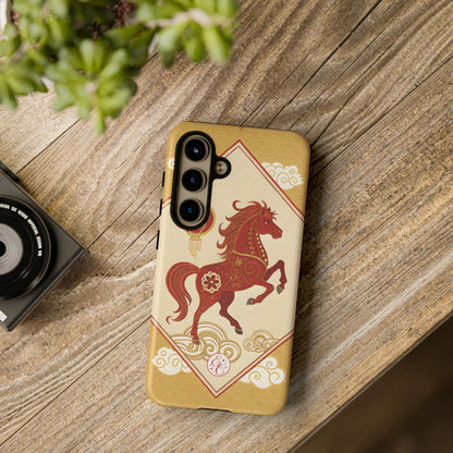 Chinese New Year Lucky Horse Tough Phone Case