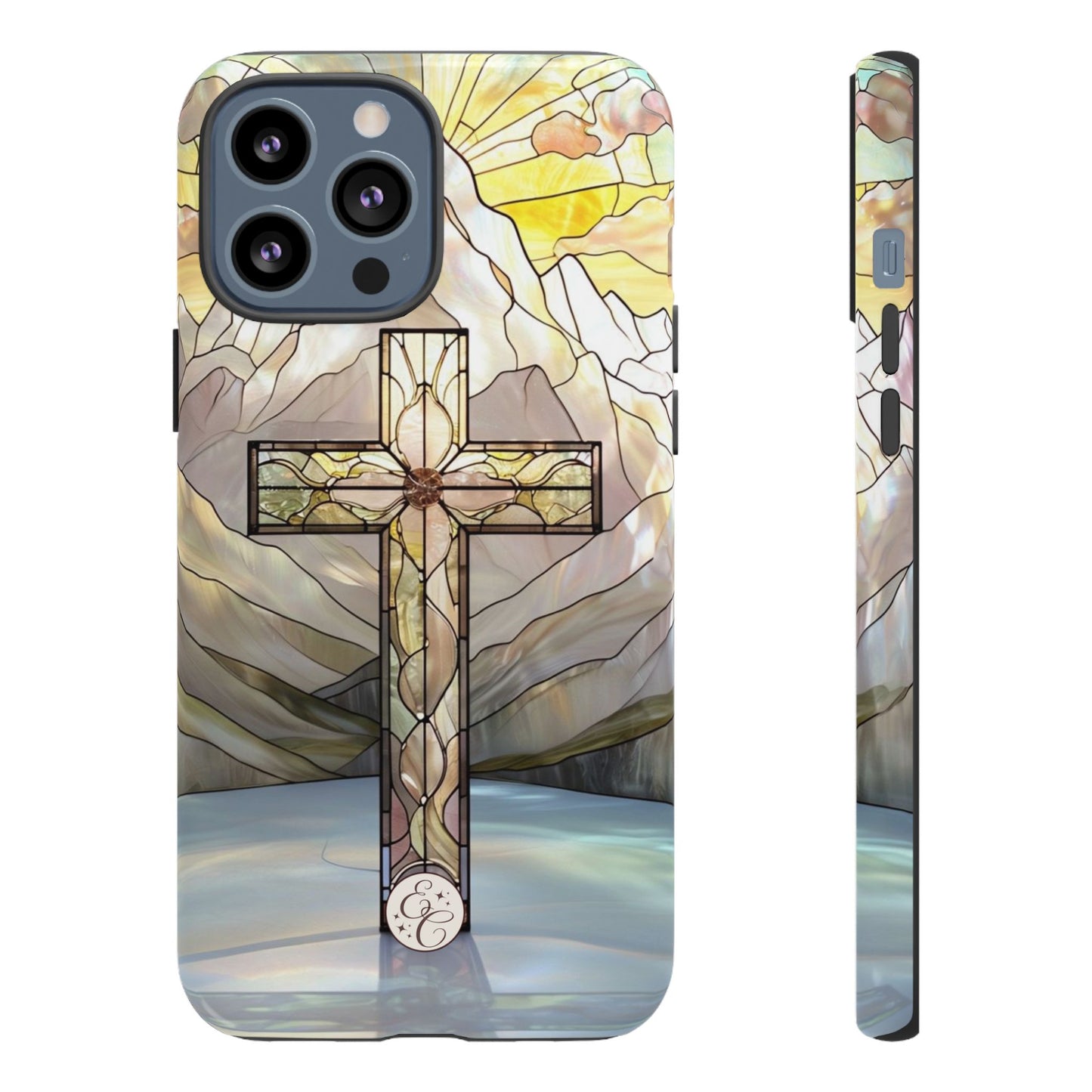Stained Glass Cross Tough Phone Case
