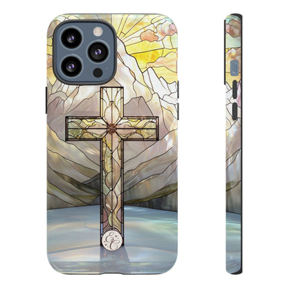 Stained Glass Cross Tough Phone Case