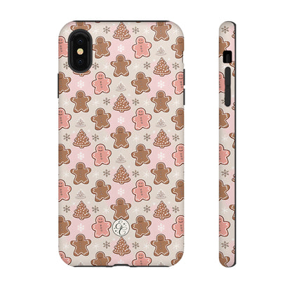 Gingerbread Men & Xmas Tree Pattern Tough Phone Case