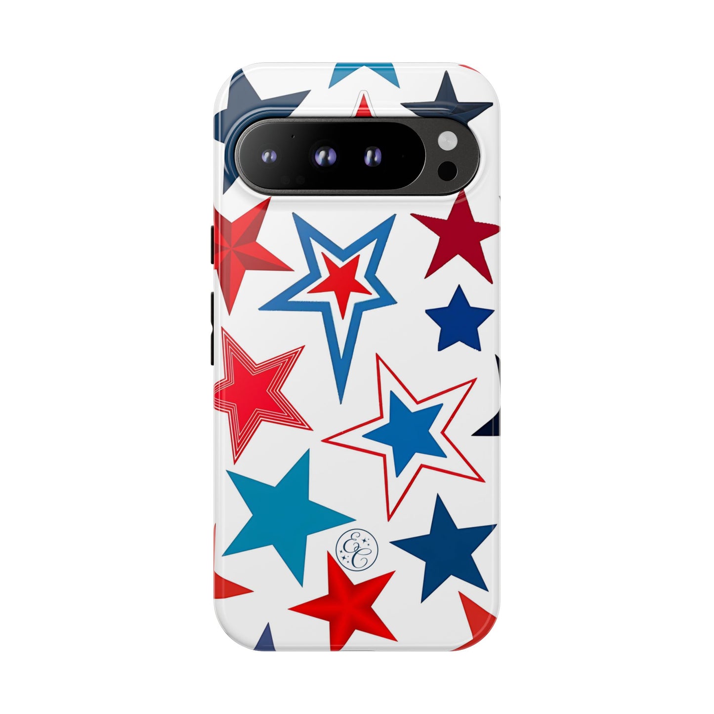 Patriotic Star Pattern Tough Phone Case