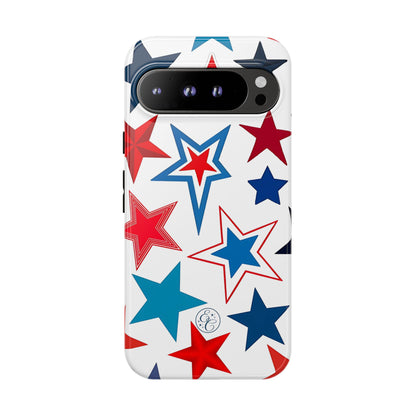 Patriotic Star Pattern Tough Phone Case