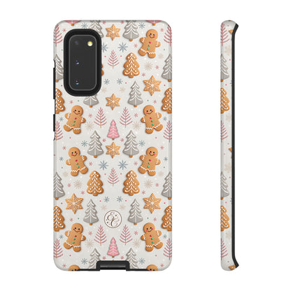 Christmas Gingerbread Man Pattern Tough Phone Case