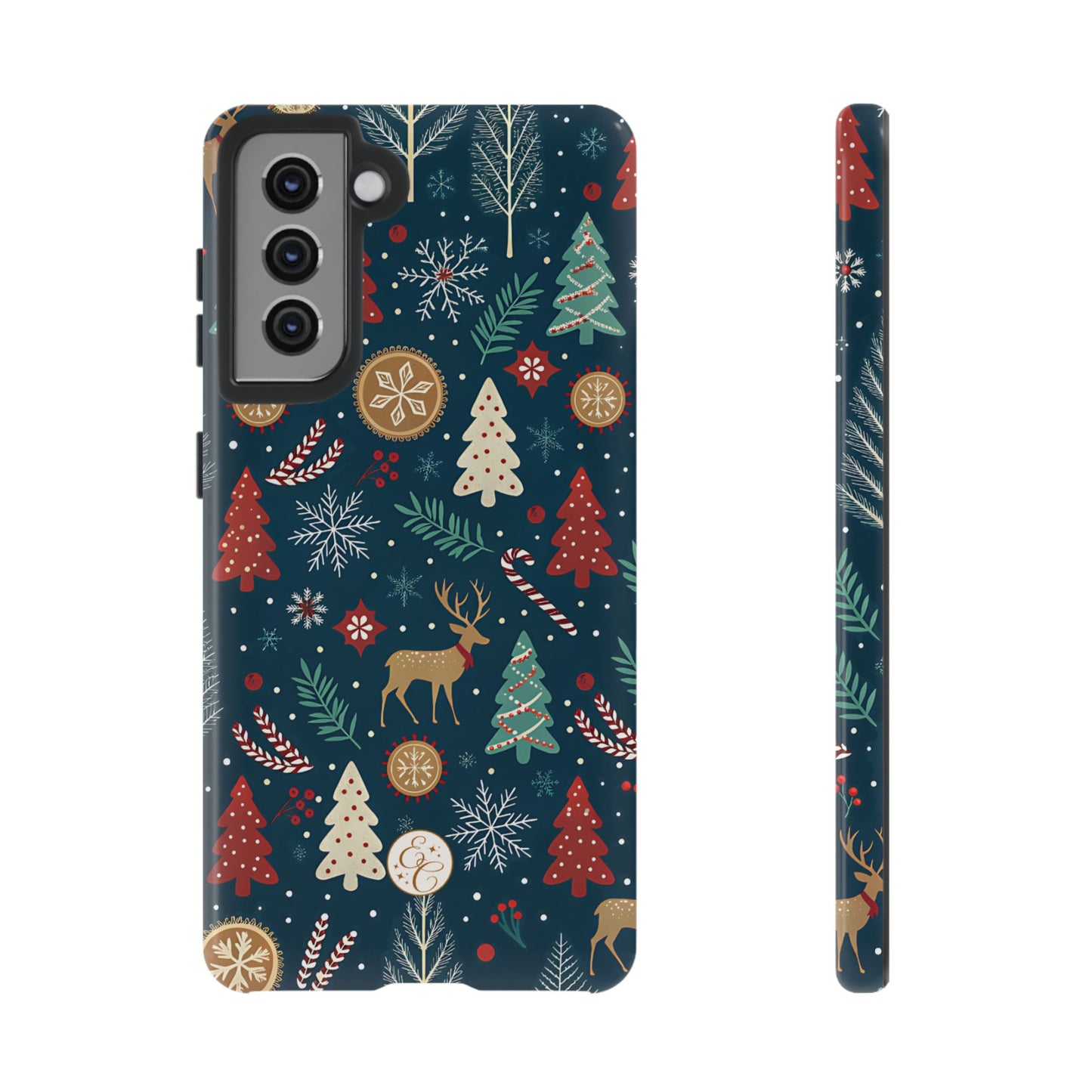 Christmas Holiday Pattern Tough Phone Case