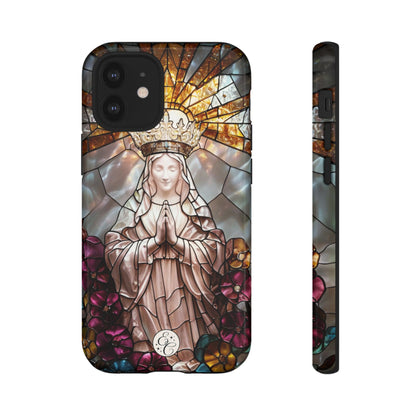 Virgin Mary Stained Glass Tough Phone Case