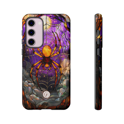 Stained Glass Spider Tough Phone Case