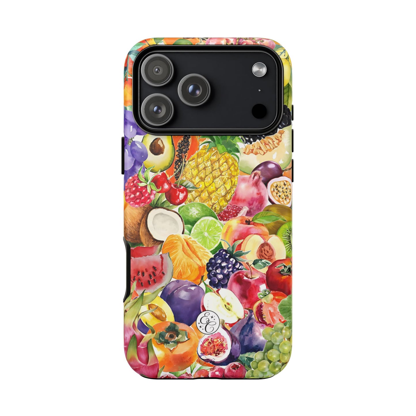 Colorful Fruits Collage Tough Phone Case