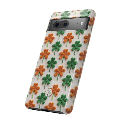 Lucky Shamrock Pattern Tough Phone Case