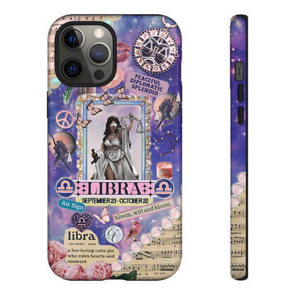 Libra Zodiac Star Sign Tough Phone Case