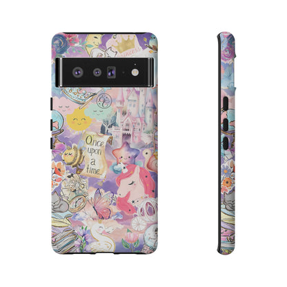 Whimsical Fairytale Collage Tough Phone Case