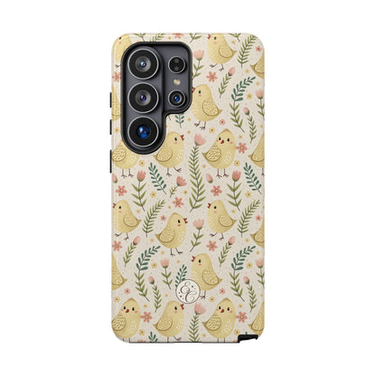 Vintage Floral Chick Pattern Tough Phone Case