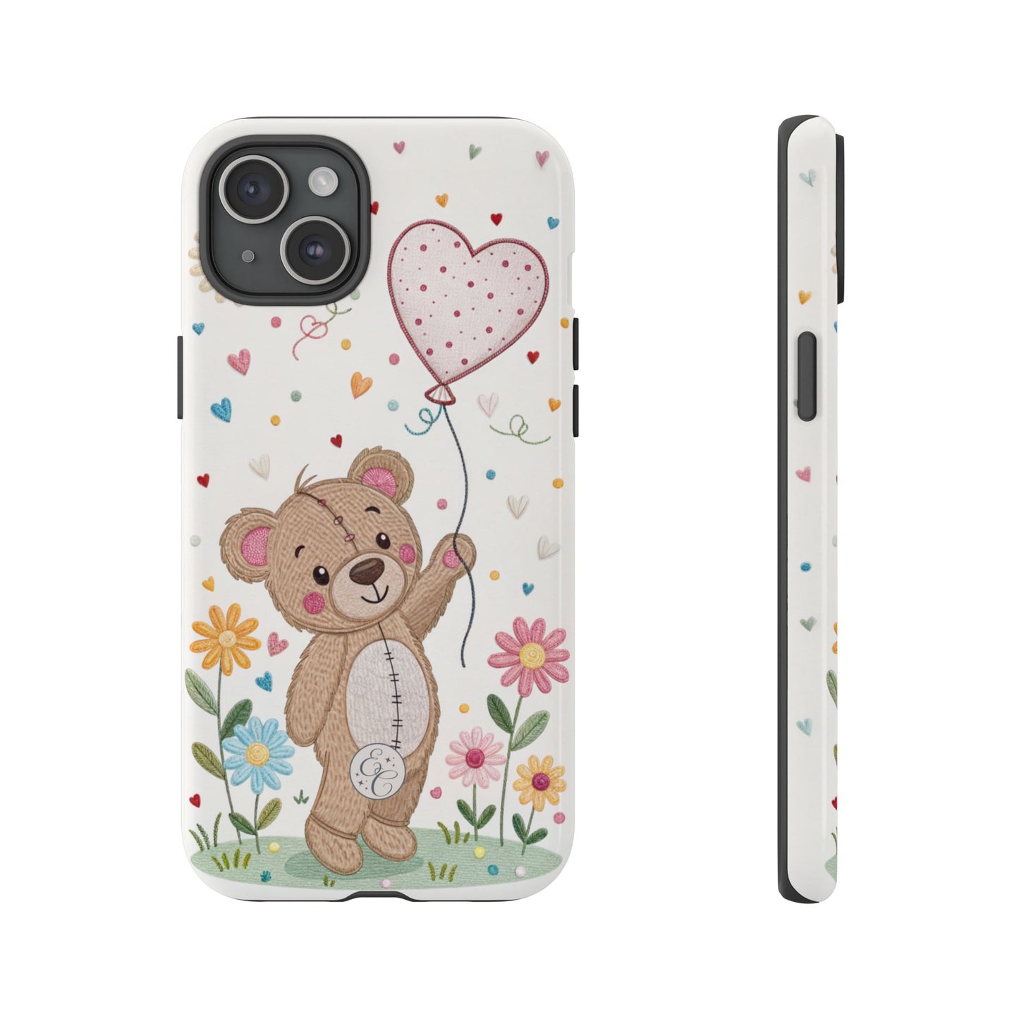 Cute Teddy Bear Tough Phone Case