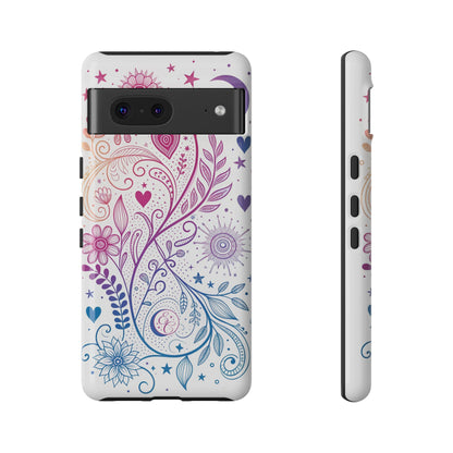 Subtel Bisexual Boho Doodle Tough Phone Case
