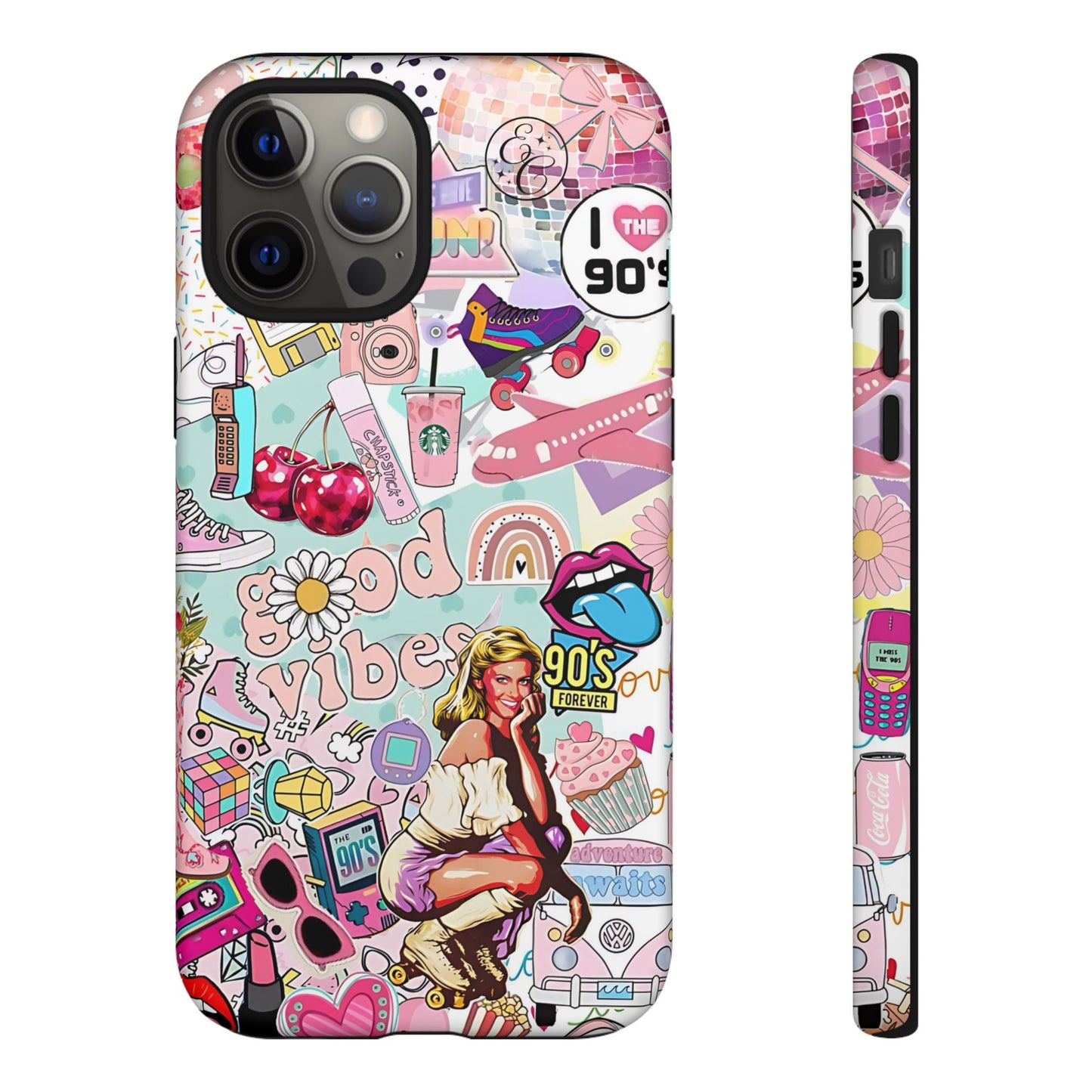 90s Nostalgia Collage Tough Phone Case