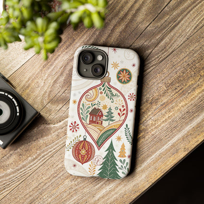 Cozy Christmas Ornament Tough Phone Case