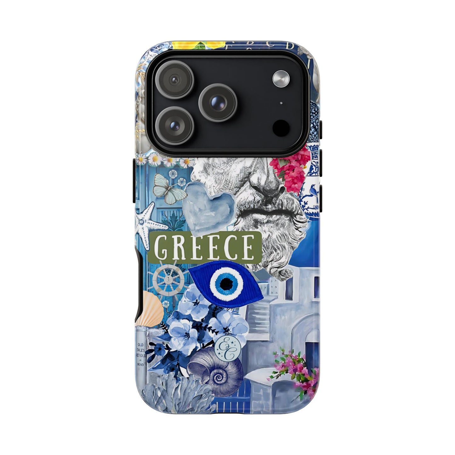 Greek Summer Collage Tough Phone Case