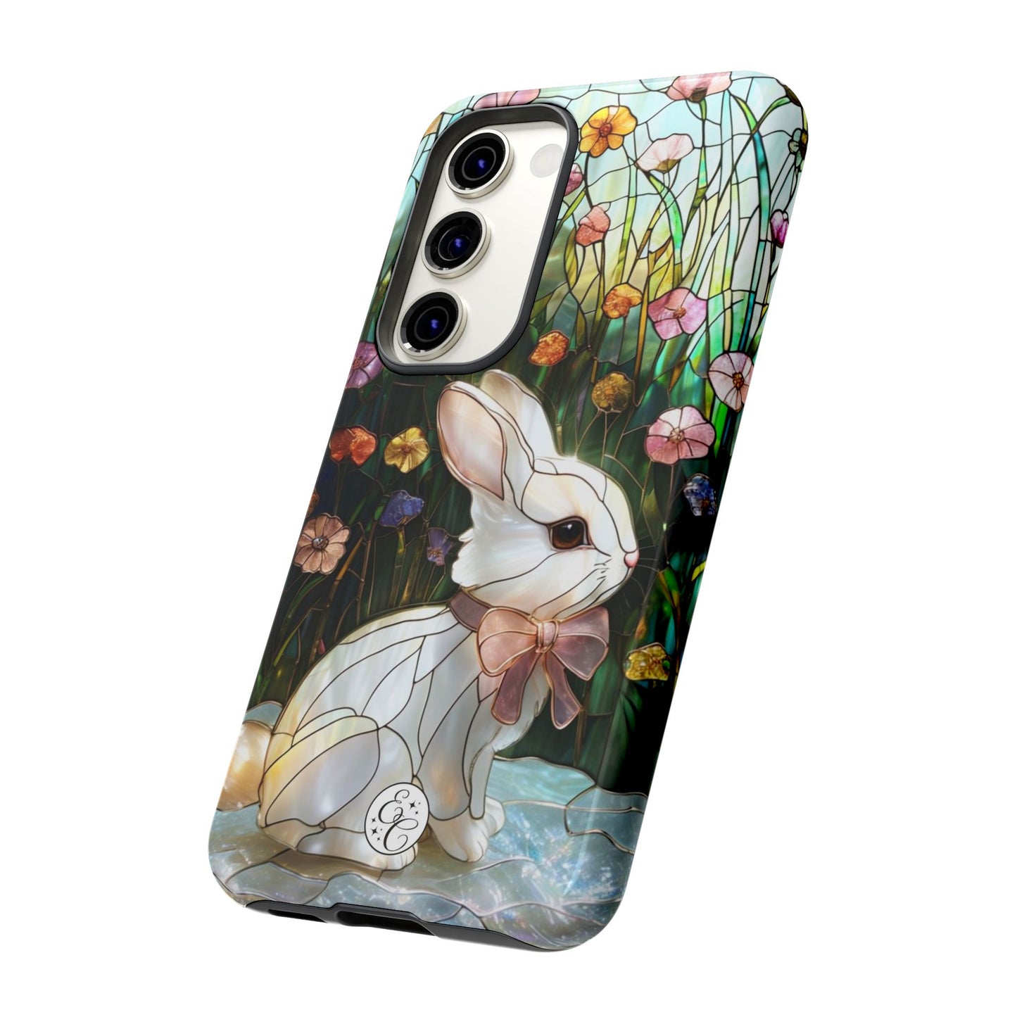 Easter Rabbit Stained Glass Tough Phone Case