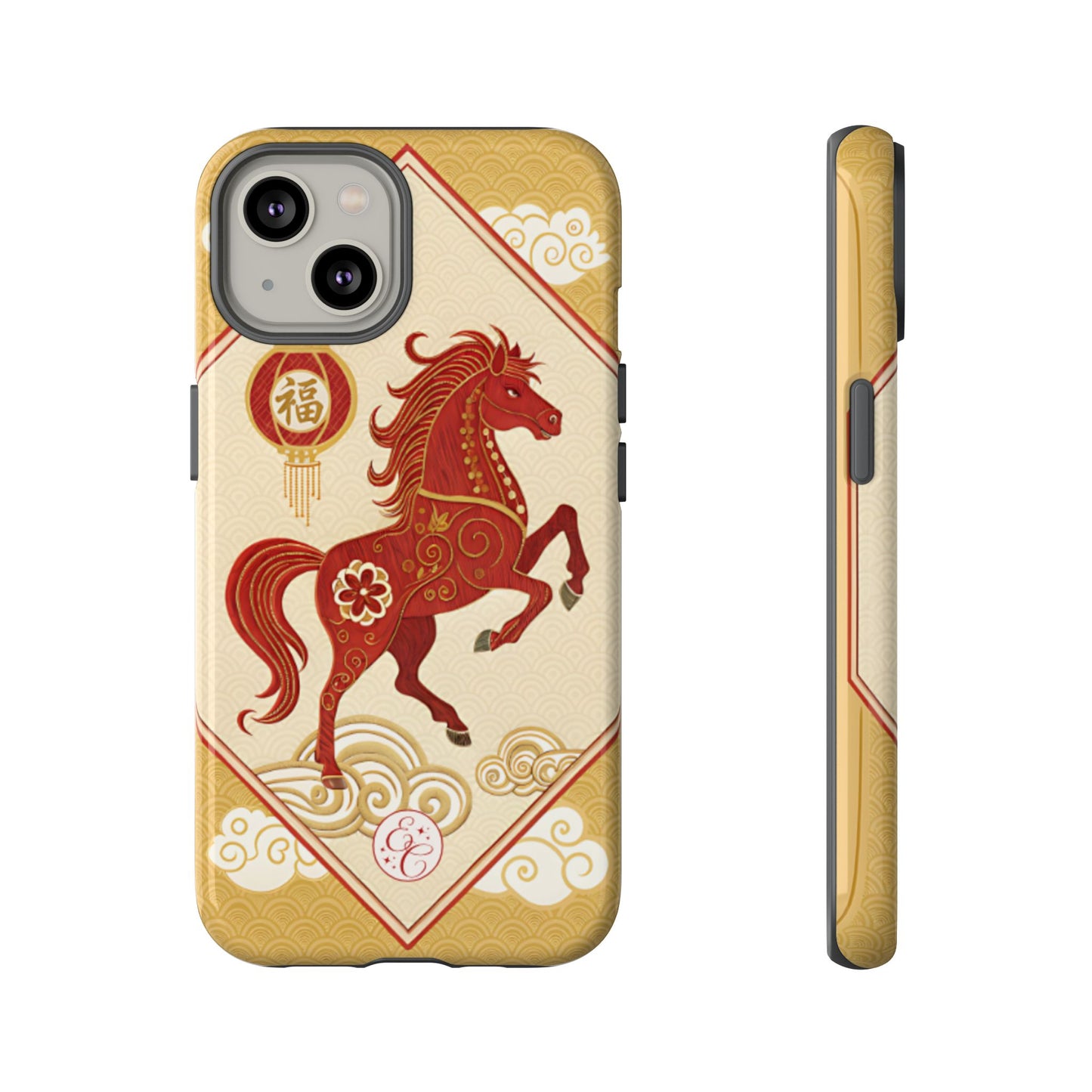 Chinese New Year Lucky Horse Tough Phone Case