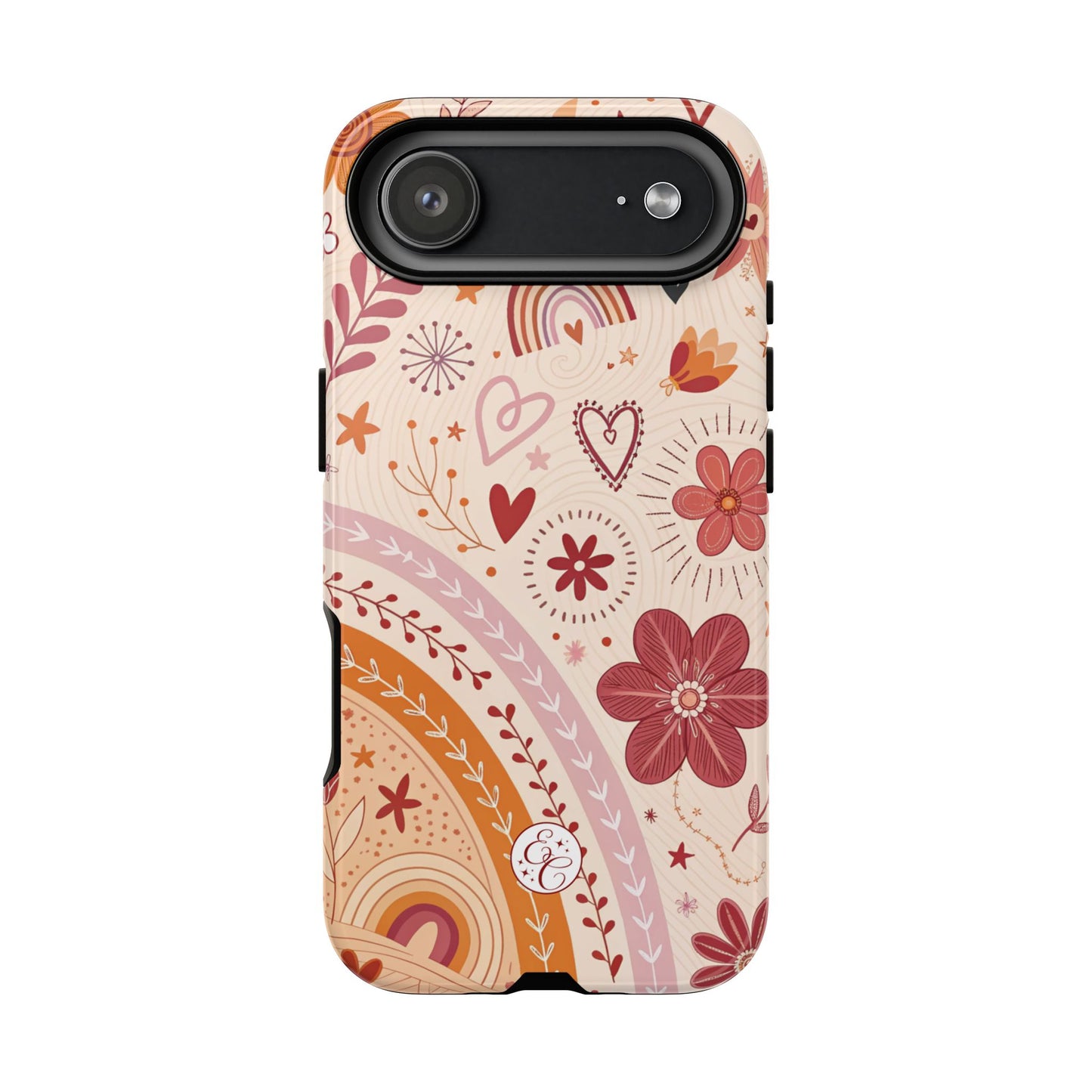 Lesbian Boho Doodle Tough Phone Case