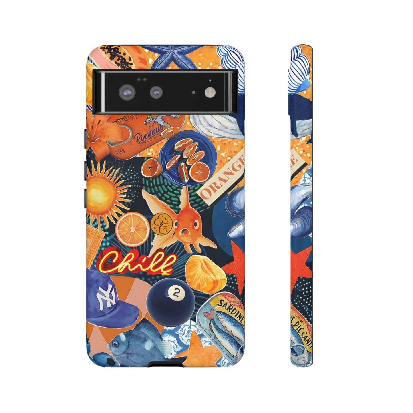 Nautical and Citrus Tough Phone Case