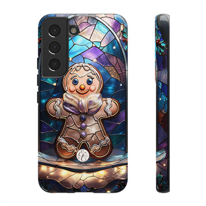 Gingerbread Man Stained Glass Tough Phone Case