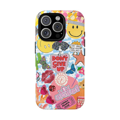 Pop Art Collage Tough Phone Case