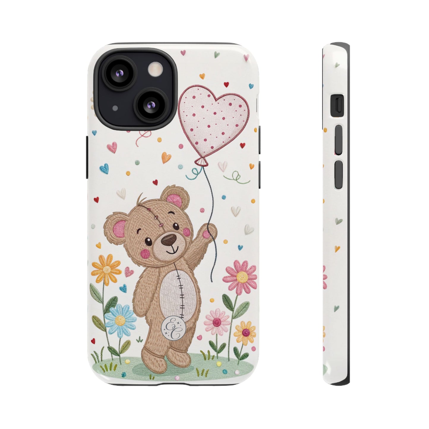 Cute Teddy Bear Tough Phone Case