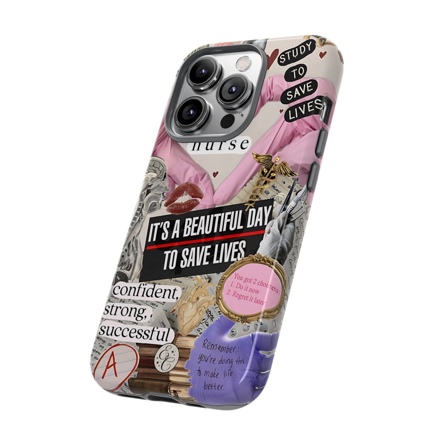 Nurse Inspirational Collage Tough Phone Case