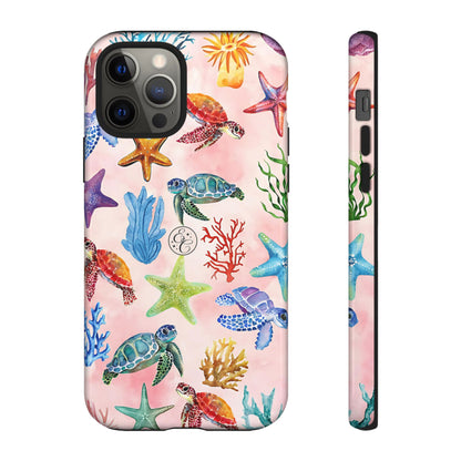 Colorful Marine Life Tough Phone Case