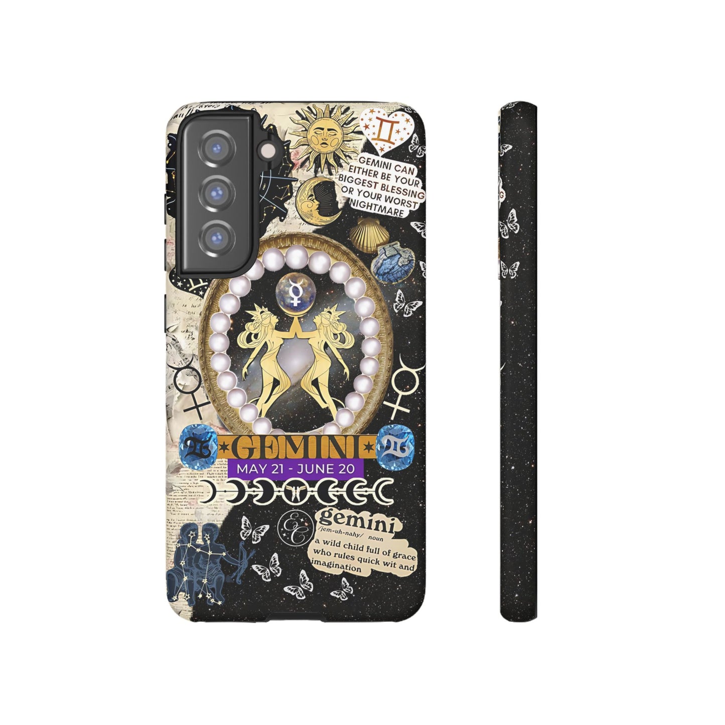 Gemini Zodiac Sign Tough Phone Case