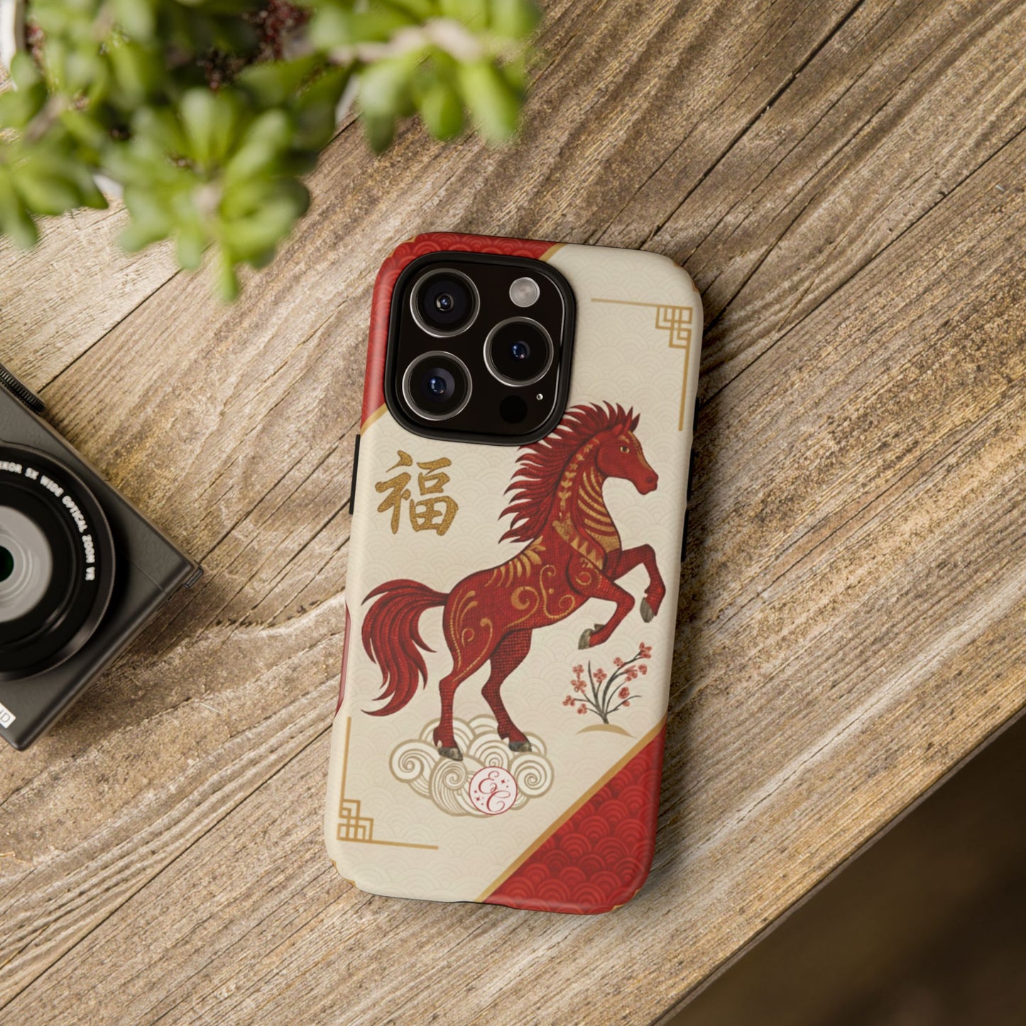 Chinese Zodiac Horse Tough Phone Case