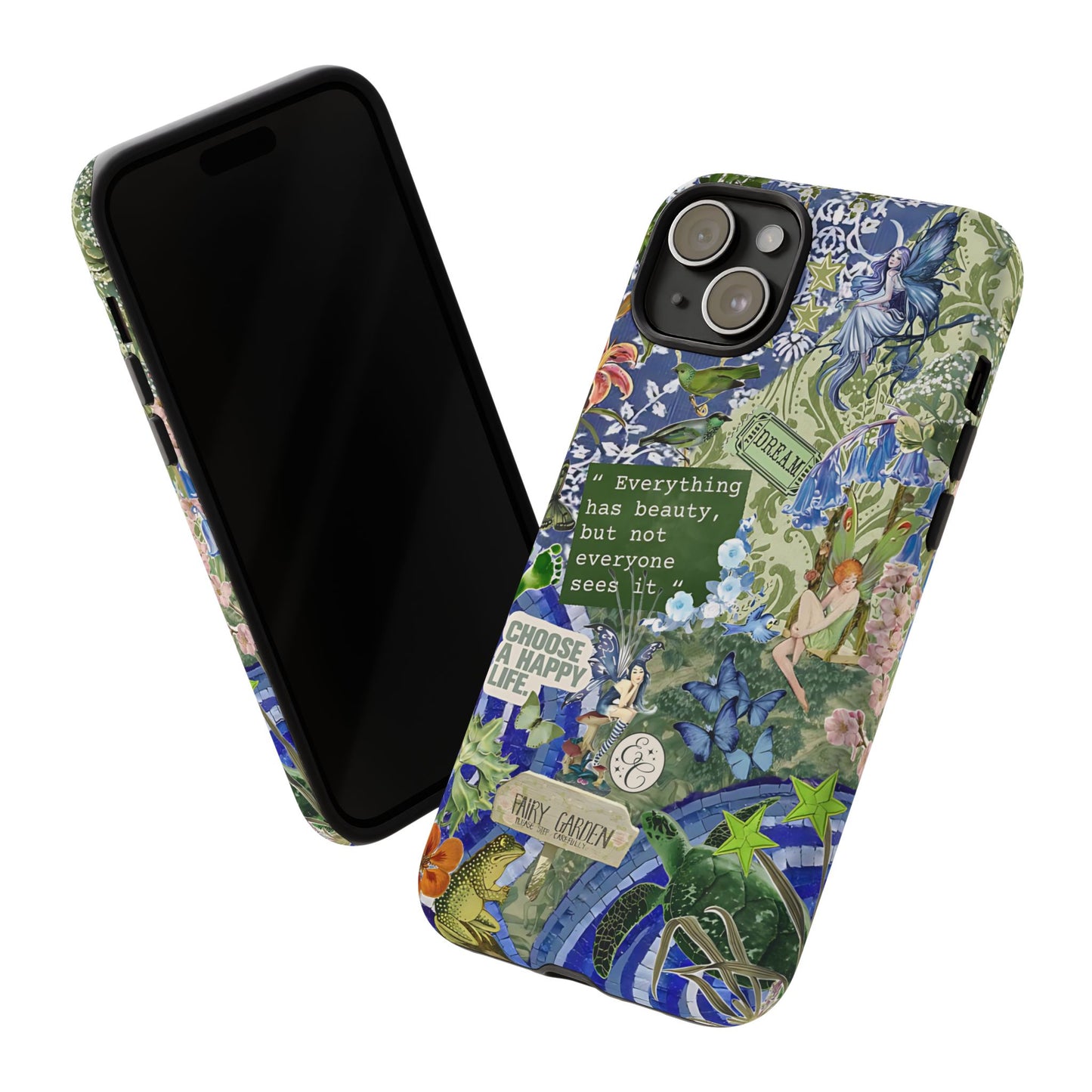 Fairy Garden Collage Tough Phone Case