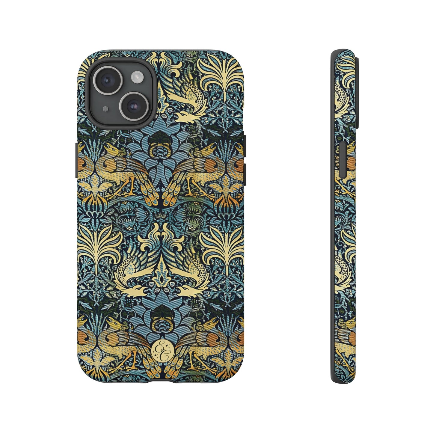 William Morris Peacock and Dragon Tough Phone Case