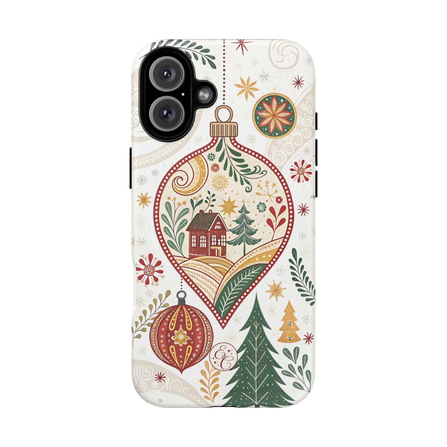 Cozy Christmas Ornament Tough Phone Case