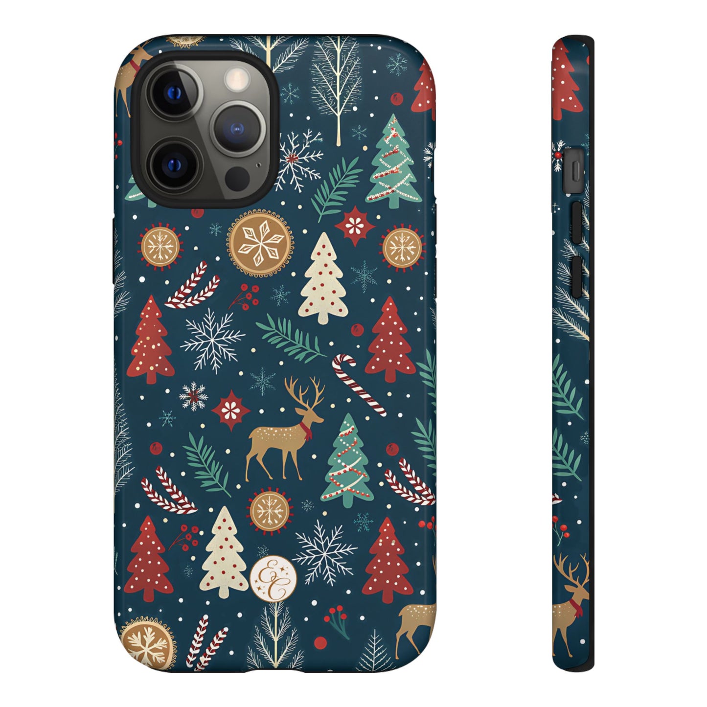 Christmas Holiday Pattern Tough Phone Case