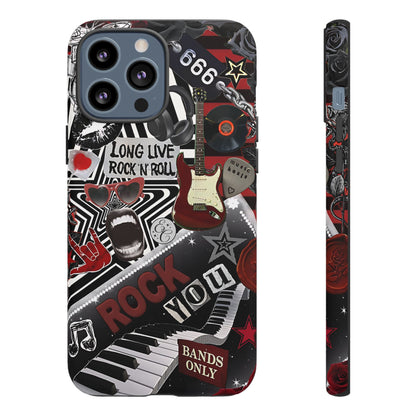 Rock and Roll Collage Tough Phone Case