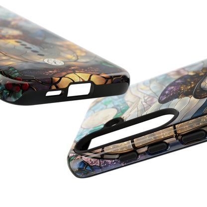 Snowman Stained Glass Phone Case