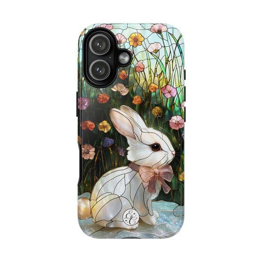 Easter Rabbit Stained Glass Tough Phone Case